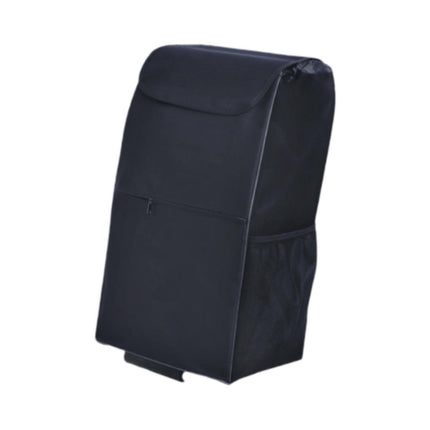 Crofta Shopping Cart Bag Large Capacity Fold up Hand Truck Accessories Oxford Cloth black