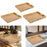 Crofta Bamboo Serving Tray Stylish Coffee Table Serving Tray for Lunch Dinner Table 33x22x5cm