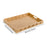 Crofta Bamboo Serving Tray Stylish Coffee Table Serving Tray for Lunch Dinner Table 40x27x5cm