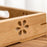 Crofta Bamboo Serving Tray Stylish Coffee Table Serving Tray for Lunch Dinner Table 40x27x5cm