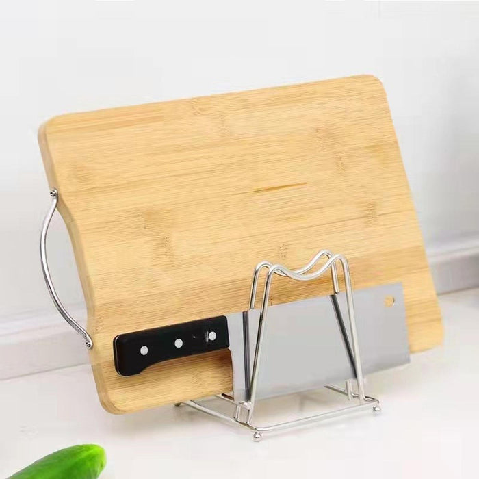 Crofta Cutting Board Stand Sturdy Cutting Board Organiser for Plates Pantry Cabinet