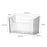 Crofta Storage Organiser Hangable Spice Storage Tray Holder for Toilet Dorm Kitchen