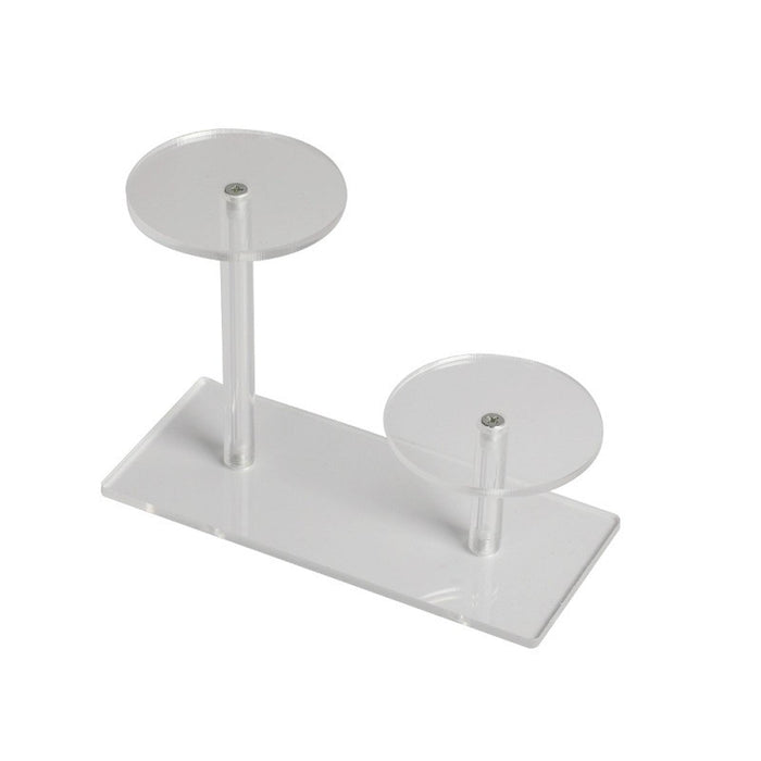 Crofta Acrylic Display Riser Stand Decorative Holder Clear for Toys Cosmetics Rings