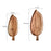 Crofta Wood Serving Tray Leaf Shaped Serving Decorative Tray for Cake Salad Wedding L