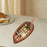 Crofta Wood Serving Tray Leaf Shaped Serving Decorative Tray for Cake Salad Wedding S