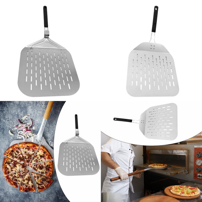 Crofta Pizza Flipping Peel Convenient Oven Kitchen Baking Tool for Cake Bread Pizza