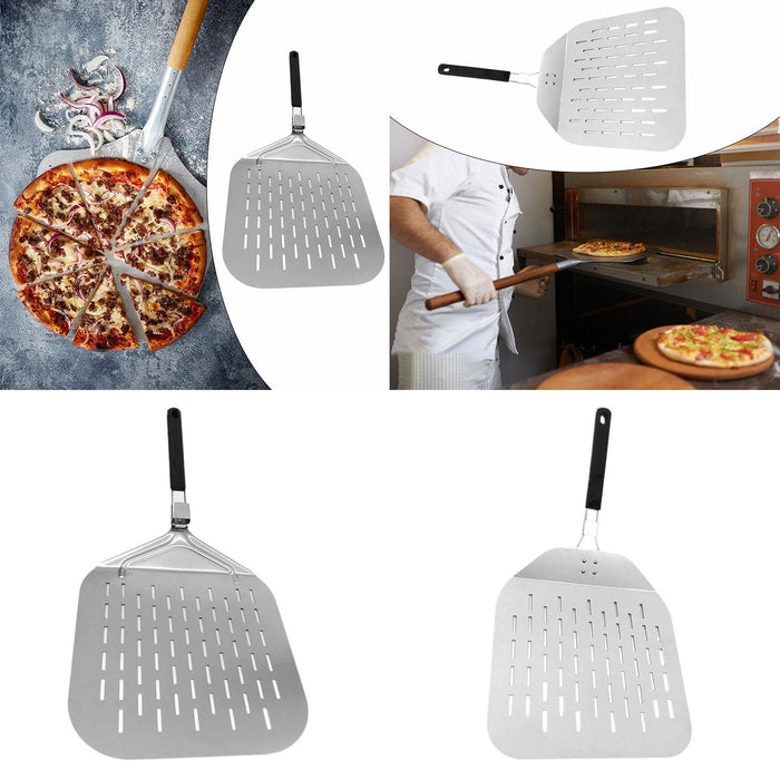 Crofta Pizza Flipping Peel Convenient Oven Kitchen Baking Tool for Cake Bread Pizza