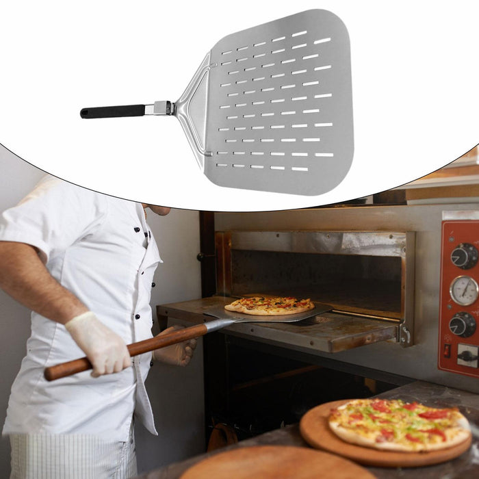 Crofta Pizza Flipping Peel Convenient Oven Kitchen Baking Tool for Cake Bread Pizza