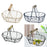 Crofta Wire Egg Basket Retro Rustic Iron Storage Basket for Farmhouse Tabletop Home White