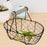 Crofta Wire Egg Basket Retro Rustic Iron Storage Basket for Farmhouse Tabletop Home Coffee