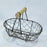 Crofta Wire Egg Basket Retro Rustic Iron Storage Basket for Farmhouse Tabletop Home Coffee