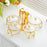 Crofta Appetizer Tray Ornament Multifunctional Serving Tray for Cookies Cakes Party clear