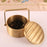 Crofta Kitchen Food Reusable Brass Dried Fruit Container for Oats Nuts Coffee Beans