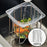 Crofta Sink Drain Basket Sink Strainer for Garbage Leftovers Kitchen Waste Leftover