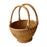 Crofta Rattan Picnic Basket Serving Basket Woven Basket for Wedding Gathering Bread