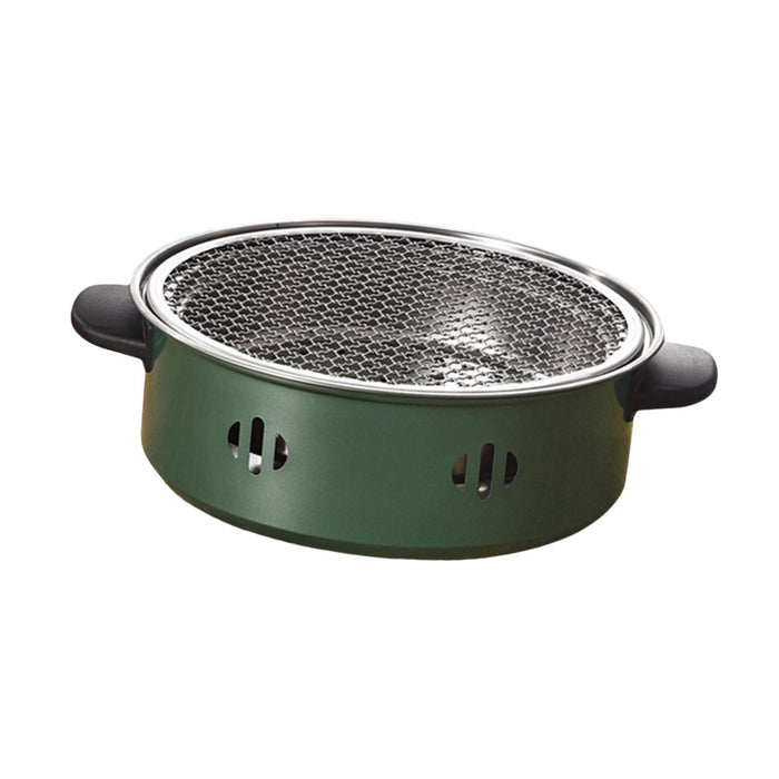 Crofta Barbecue Stoves Multipurpose Outdoor Grill Stoves for Outdoor Cooking Garden Green