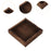 Crofta Wood Serving Tray Snacks Plate Snack Tray for Tea Coffee Table Decor Wedding Square S