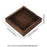 Crofta Wood Serving Tray Snacks Plate Snack Tray for Tea Coffee Table Decor Wedding Square S