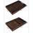 Crofta Wood Serving Tray Snacks Plate Snack Tray for Tea Coffee Table Decor Wedding Square S