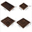 Crofta Wood Serving Tray Snacks Plate Snack Tray for Tea Coffee Table Decor Wedding Square S