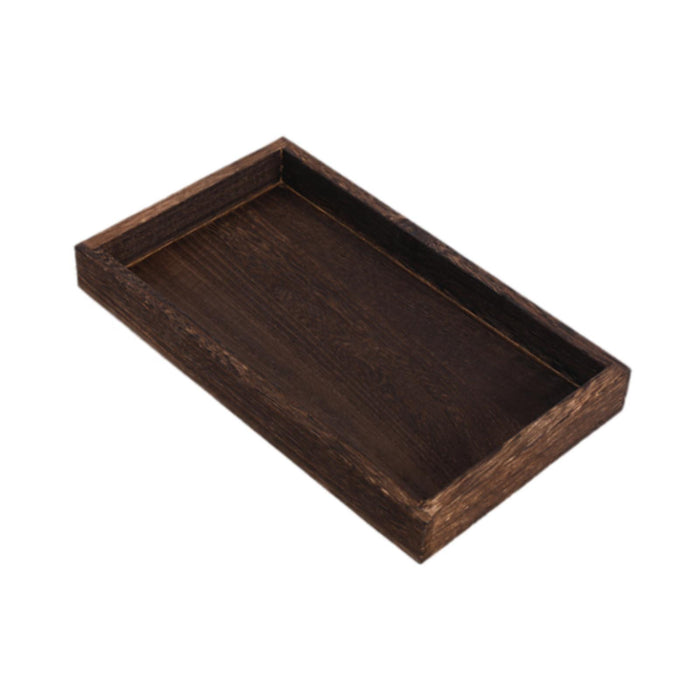 Crofta Wood Serving Tray Snacks Plate Snack Tray for Tea Coffee Table Decor Wedding Rectangle S