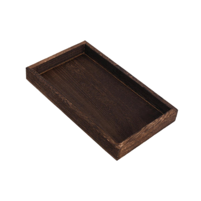 Crofta Wood Serving Tray Snacks Plate Snack Tray for Tea Coffee Table Decor Wedding Rectangle S