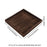 Crofta Wood Serving Tray Snacks Plate Snack Tray for Tea Coffee Table Decor Wedding Square  L