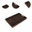 Crofta Wood Serving Tray Snacks Plate Snack Tray for Tea Coffee Table Decor Wedding Rectangle L