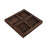 Crofta Wood Serving Tray Snacks Plate Snack Tray for Tea Coffee Table Decor Wedding 5Pcs