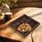 Crofta Wood Serving Tray Snacks Plate Snack Tray for Tea Coffee Table Decor Wedding 5Pcs