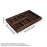 Crofta Wood Serving Tray Snacks Plate Snack Tray for Tea Coffee Table Decor Wedding 7Pcs