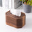 Crofta Wooden Tissue Box Convenience Tissue Holder for Hotel Countertop Living Room