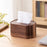 Crofta Wooden Tissue Box Convenience Tissue Holder for Hotel Countertop Living Room