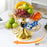 Crofta Rotating Snack Serving Tray Dried Fruit Organizer Plate for Restaurant Party