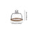 Crofta Wood Cake Stand with Dome Dessert Display for Desserts Cookies Festive Party