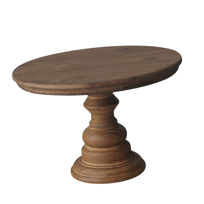 Crofta Wood Cake Stand Round Cake Plate for Baby Shower Table Centerpiece Christmas