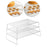 Crofta 3Pcs Cooling Racks Heavy Duty Wire Cooling Drying Rack for Pizza Baking Cake