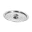 Crofta Wok Lid Cover Stainless Steel Anti Scald Stockpot Lid for Pots Pans Skillets 24cm