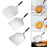 Crofta 430 Stainless Steel Pizza Peel Oven Accessories Pizza Paddle for Pizza Bread Style A