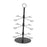 Crofta Cocktail Trees Stand 3 Tier 12 Holders for Wine Cabinet Kitchen Home Storage black