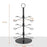 Crofta Cocktail Trees Stand 3 Tier 12 Holders for Wine Cabinet Kitchen Home Storage black