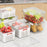 Crofta Fruit Storage Container for Fridge Vegetable Fresh Keeper for Household Food S