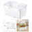 Crofta Fruit Storage Container for Fridge Vegetable Fresh Keeper for Household Food L