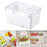 Crofta Fruit Storage Container for Fridge Vegetable Fresh Keeper for Household Food L