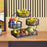 Crofta Fruit Basket Multipurpose Kitchen Countertop Rack for Vegetable Veggie Snack Black