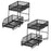 Crofta Under Sink Organiser Rack 2 Tier Countertop Organizer for Countertop Kitchen L