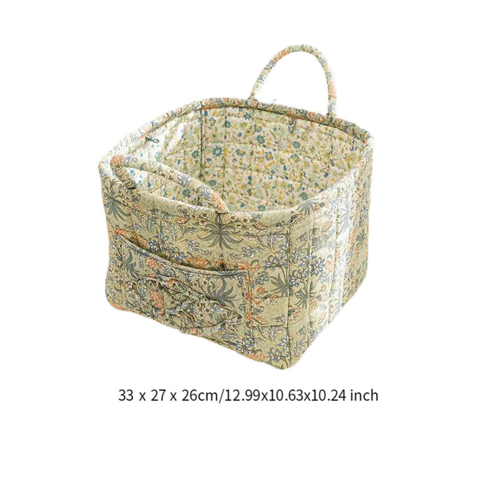 Crofta Fabric Storage Basket Foldable Multiuse Home Organizer for Bedroom Dorm Toys B