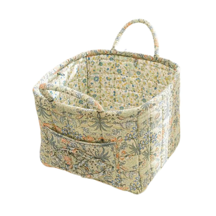 Crofta Fabric Storage Basket Foldable Multiuse Home Organizer for Bedroom Dorm Toys B