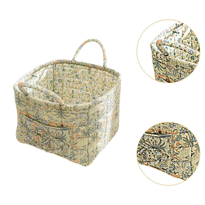 Crofta Fabric Storage Basket Foldable Multiuse Home Organizer for Bedroom Dorm Toys B