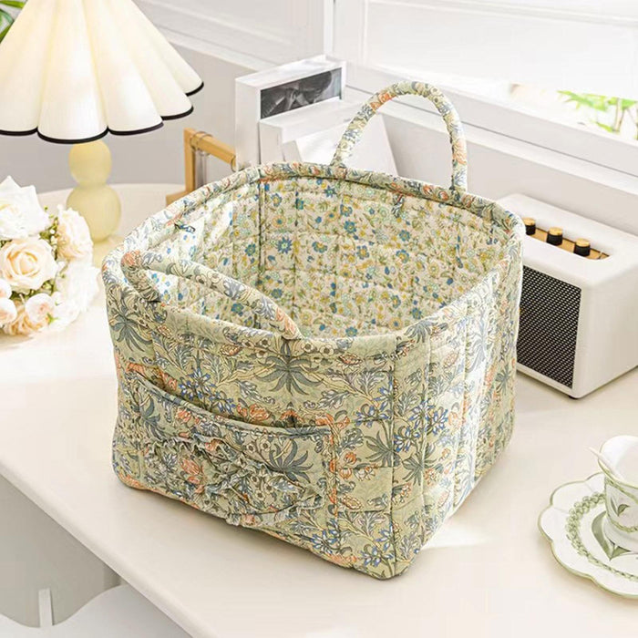 Crofta Fabric Storage Basket Foldable Multiuse Home Organizer for Bedroom Dorm Toys B